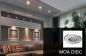 Preview: Schwenkbarer LED-Einbaustrahler aus gebürstetem Aluminium MOA DISC 12V 45°  Mobilux 01600016