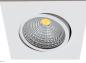 Preview: MOBILUX Dimmbare Einbauleuchte MOBiDIM COB SLIM Q 9W warmweißes Licht 60° weiß