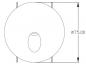 Preview: LED Wallwasher Schalterdose R 3000K Wandeinbauleuchte silber satiniert Mobilux