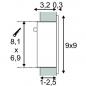 Preview: SLV 111292 Silbergraues Treppeneinbaulicht FRAME CURVE Einbauleuchte warmweiße LED silbergrau