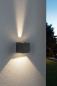 Preview: Lichtspiel LED Außenwandleuchte Special Cybo eckig grau Aluminium Paulmann 18000