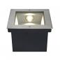 Preview: SLV 229383 DASAR 255 LED Bodeneinbauleuchte quadratisch Edelstahl 31W 3000K IP67