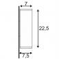 Preview: SLV 229535 THEO UP-DOWN OUT Außenwandleuchte IP44 eckig anthrazit