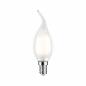 Preview: Paulmann E14 28688 LED Filament Kerze Windstoßlicht cosy 470lm 4.8W satin dimmbar 2700K