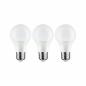 Preview: Paulmann 28871 3er-Pack Standard LED Birne E27 8W warmweiß Opal