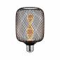 Preview: Paulmann 29082 Metallic Glow Standard 230V LED Leuchtmittel Zyl E27 Helix 110lm 3,5W 1800K Schwarz
