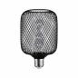 Preview: Paulmann 29082 Metallic Glow Standard 230V LED Leuchtmittel Zyl E27 Helix 110lm 3,5W 1800K Schwarz