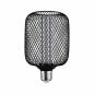 Preview: Paulmann 29083 Metallic Glow Standard 230V LED Leuchtmittel Zyl E27 Spiral 200lm 4,2W 1800K Schwarz
