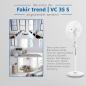 Preview: Fakir SDA 6958009 Standventilator VC 35 S in Weiß 3 Stufen, Timer, höhenverstellbar