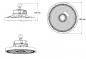 Preview: Radium LED Hallenleuchte Star 200W 32000 lm 4000/ 5000/ 6500K 60°/90°/110° IP65
