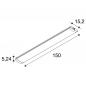 Preview: SLV 1010928 BATTEN FLAT P 1500 72 830/840/850 ML DALI2 EM 3H WH – LED Deckenleuchte IP44 27W DALI Notlicht CCT 3000/4000/5000K