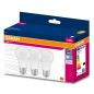Preview: 3er Pack OSRAM LED VALUE E27 Glühlampen matt wie 60W neutralweiß