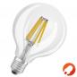 Preview: OSRAM Leistungsstarke E27 Globe 95 LED Glühbirne klar dimmbar 11W wie 100W warmweißes Licht 2700K