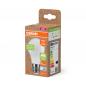 Preview: Osram E27 LED Lampe Star Classic A 40 Recycled Plastic 4.9W wie 40W 4000K neutralweißes Licht - weiß mattierte Glühbirne