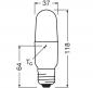 Preview: Ledvance E27 STICK LED Lampe 9W wie 75W 2700K warmweißes Licht für schmale Lampenschirme