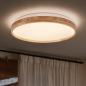 Preview: Osram Deckenleuchte Decor Alison Holzdecor 3-stufig dimmbar mit warmweißem Licht Ø 50 cm