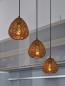 Preview: OSRAM Pendelleuchte Decor Paper Drop aus Papier in Tropfenform mit E27 Fassung beige 3-flammig