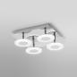 Preview: Osram SMART+ Matter over Wifi Orbis Wall Wave 300x300mm Chrome mit Tunable White