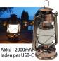 Preview: ChiliTec LED Akku Camping Laterne "CT-Copper Pro" ØxH 12x23,5cm, USB-C, warmweiß, dimmbar