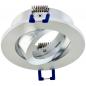 Preview: EVN 505014 Schwenkbare Deckeneinbauleuchte Aluminium 12 V 30° Einbaudurchmesser 75 mm