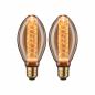 Preview: Paulmann 5072 Bundle 2xLED Lampen Inner Glow spiral 4W wie 25W E27 gold 1800K extra warmweißes Licht