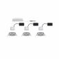 Preview: 3er Set Einbauleuchten Nova Coin Paulmann 5141 mit ZigBee Cephei Controller