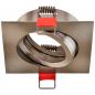 Preview: EVN 617410 schwenkbare Deckeneinbauleuchte 12 V AC/DC max. 50 W Edelstahl ohne Fassung Einbaudurchmesser 68 mm