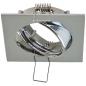 Preview: EVN 646011 Schwenkbare Deckeneinbauleuchte 12 V AC/DC max. 50 W Chrom ohne Fassung Einbaudurchmesser 71 mm
