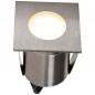 Preview: EVN P-LED Bodeneinbau Leuchte quad. EDS IP65 2W 3000K 82lm EinbauØ55