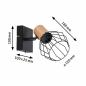 Preview: Paulmann 66766 Deckenstrahler Lanka E14 modern 230V max. 20W dimmbar Schwarz