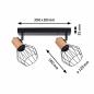 Preview: Paulmann 66767 Deckenstrahler E14 modern Lanka 20W dimmbar Schwarz