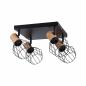 Preview: Paulmann 66769 Deckenstrahler Lanka E14 modern 20W dimmbar Schwarz