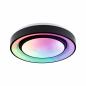 Preview: Paulmann 70544 LED Deckenleuchte Rainbow mit Regenbogeneffekt 22W dimmbar Schwarz/Weiß