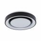 Preview: Paulmann 70544 LED Deckenleuchte Rainbow mit Regenbogeneffekt 22W dimmbar Schwarz/Weiß