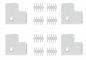 Preview: Paulmann 70616 Function MaxLED Edge-Connector 90° 4er Pack Weiß