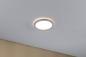 Preview: Paulmann 70990 Atria Shine LED-Panel 11,2W 850 lm 3000K warmweiß nicht dimmbar Ø 190 mm chrom matt