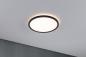 Preview: Paulmann 70998 LED Panel Atria Shine Backlight rund modern schlicht warmweiß Schwarz