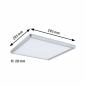 Preview: Paulmann 71008 LED Panel Atria Shine Backlight eckig 293x293mm modern neutralweiß Chrom matt