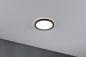 Preview: Paulmann 71011 LED Panel Atria Shine Backlight rund modern 190mm neutralweiß Schwarz