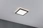 Preview: Paulmann 71014 LED Panel Atria Shine Backlight eckig 190x190mm modern neutralweiß Schwarz