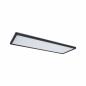 Preview: Paulmann 71017 LED Panel 3-Stufen-dimmbar Atria Shine Backlight modern eckig 580x200mm neutralweiß Schwarz dimmbar