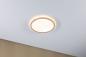 Preview: Paulmann 71028 LED Panel Atria Shine Backlight IP44 rund 293mm 16W 1600lm 3000K Holzoptik