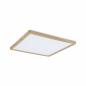 Preview: Paulmann 71030 LED Panel Atria Shine Backlight IP44 eckig 293x293mm 16W 1600lm 3000K Holzoptik
