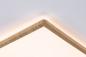 Preview: Paulmann 71030 LED Panel Atria Shine Backlight IP44 eckig 293x293mm 16W 1600lm 3000K Holzoptik