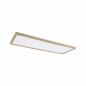 Preview: Paulmann 71031 LED Panel Atria Shine Backlight IP44 eckig 580x200mm 22W 2300lm 3000K Holzoptik