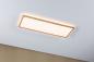 Preview: Paulmann 71031 LED Panel Atria Shine Backlight IP44 eckig 580x200mm 22W 2300lm 3000K Holzoptik