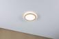 Preview: Paulmann 71032 LED Panel Atria Shine Backlight IP44 rund 190mm 11,2W 850lm 4000K Holzoptik