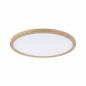 Preview: Paulmann 71033 LED Panel Atria Shine Backlight IP44 rund 293mm 16W 1600lm 4000K Holzoptik