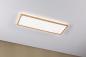 Preview: Paulmann 71036 LED Panel Atria Shine Backlight IP44 eckig 580x200mm 22W 2300lm 4000K Holzoptik