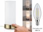 Preview: Paulmann 77055 Pinja Tischleuchte max.1x20W E14 Weiß/Messing